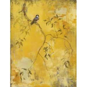  Joseph Augustine 26W by 34H  Gray Blue Swallow CANVAS 