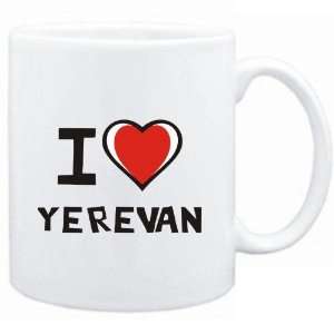  Mug White I love Yerevan  Capitals