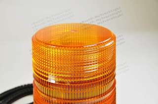 12V 24V Magnetic Emergency Warning Strobe Light Amber Beacon 