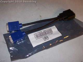 NEW Dell DMS 59 to Dual VGA Y Splitter Adapter Cable G9438  