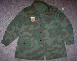 WWII German Luftwaffe Field Division Camo Jacket Large  