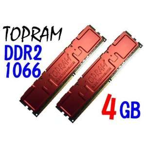  4GB (2GBx2) DDR2 1066MHz PC2 8500 Dual Channel DIMM Memory 