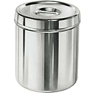   , Stainless Steel   Dressing Jar with Cover 4 3/4 qt, 6 3/4D x 7 3/4H