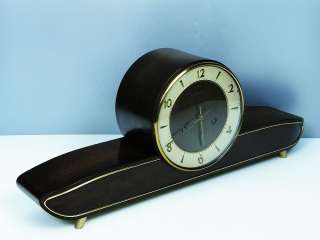 LATER ART DECO JUNGHANS CHIMING MANTEL CLOCK FROM 50´S  