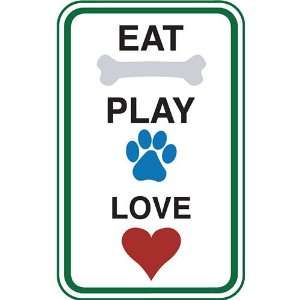  Eat Play Love Car Magnet Patio, Lawn & Garden