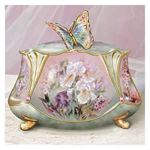 Lena Liu Wings of Love Musical Porcelain Box with Butterfly Theme