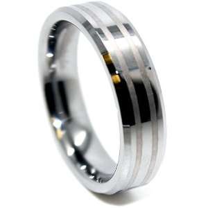   Satin Lines Fashion Band Wedding Ring Engagement Band Size 6 Jewelry