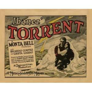 The Torrent Movie Poster (22 x 28 Inches   56cm x 72cm) (1920) Half 