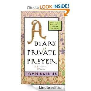 Diary of Private Prayer John Baillie  Kindle Store