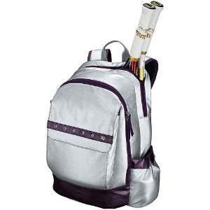  Wilson Perfect Pac Silver Tennis Backpack Sports 