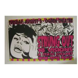  Strung Out poster Handbill 18 Visions