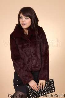 1086 new real fox rabbit fur 3 color coat/jacket/vest  