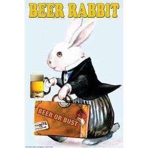  Vintage Art Beer Rabbit   21157 1