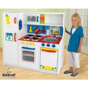    Deluxe Lets Cook Play Kitchen by KidKraft 53139 Toys & Games