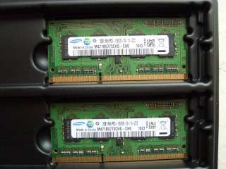 SAMSUNG 2GB 1RX8 PC3 10600S 09 10 ZZZ LAPTOP MEMORY RAM  GENUINE NEW 