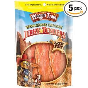 Waggin Train Jerky Tenders Dog Treats, Chicken, 3.5 Ounce Package 