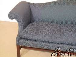 18061 KITTINGER Historic Newport Mahogany Chippendale Camelback Sofa 