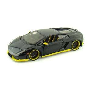  Lamborghini Gallardo LP560 4 1/24 Black w/ Yellow Toys 