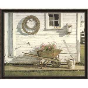  21.5x26.25 Simple Backyard Pleasures by Doss Framed Art 