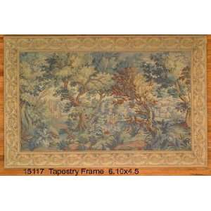    4x6 Hand Knotted Tapestry French Rug   45x64