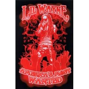 Lil Wayne   Americas Most Wanted (blacklight)   Poster (23x35)