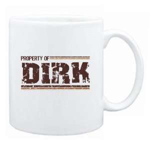  New  Property Of Dirk Retro  Mug Name