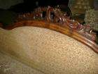 Early Mahogany Rosewood Victorian Empire Sofa Vintage Antique Couch 