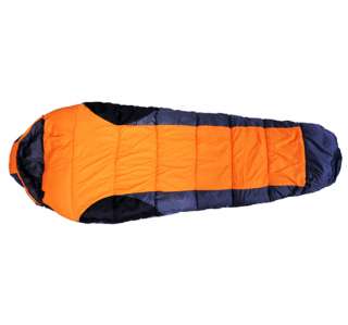 New lightweight Orange Mummy Single Sleeping Bag 86.6x33.5x21.65 