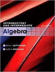 Introductory and Intermediate Algebra, (0321613376), Marvin L 