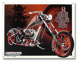   Metal Sign   American Chopper Black Widow Motorcycle Bike #1292  