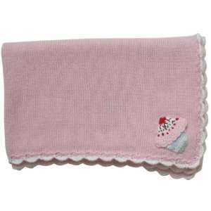  Powell Craft Hand Knitted Cupcake Pram Blanket [Baby 