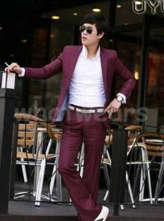 New Mens Fashion Stylish Slim Fit One Button Suit J04  