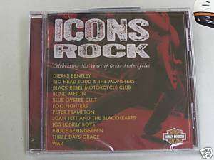 HARLEY DAVIDSON CD ICONS ROCK MUSIC  