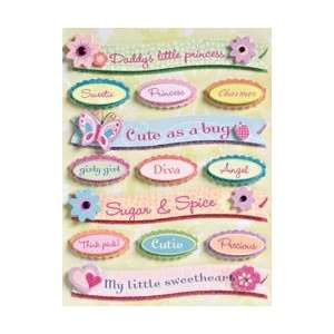   Grand Adhesions Embellishments Words & Phrases K547506; 3 Items/Order