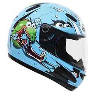   GMax Youth GM39 Lizard Helmet   Youth Medium/Lizard Blue Automotive