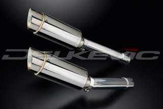 MINI 200mm ROUND SILENCERSSTAINLESS STEEL CBR1100XX BLACKBIRD 96 