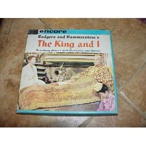RODGERS AND HAMMERSTEINS THE KING AND I REEL TO REEL BROADWAY PLAYERS 