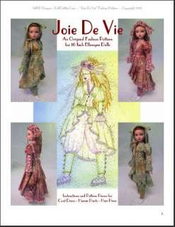 Joie De Vie Fashion Pattern for Ellowyne  
