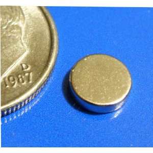 Neodymium Rare Earth Magnets 1/4 X 1/16, Set of 100 Pieces, N35 