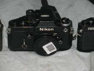   Nikkormat, F3 (2), FM2, AS Camera Bodies (1553 1470 1470 845 ) NR