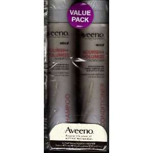 Aveeno Active Naturals Nourish + Volumize Shampoo & Conditioner 2 Twin 