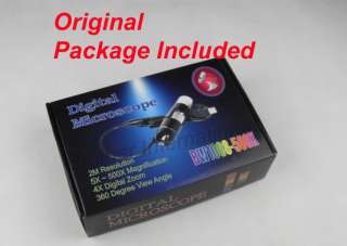 2MP 8 LED USB Digital Microscope endoscope 5X~500X New  