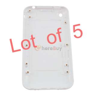 5PCs Back Housing Case Cover for iPhone 3G 16GB White  
