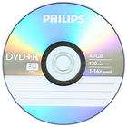 50 16X Philips Logo Blank DVD+R DVDR Recordable Disc 4.7GB  