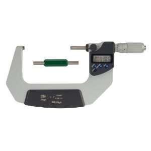  293 347 Coolant Proof LCD Micrometer, Ratchet Thimble, 3 4/76 