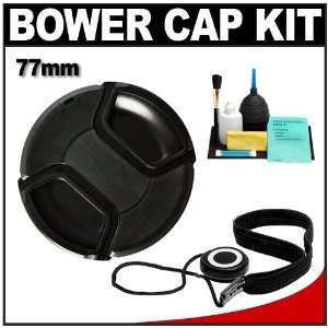  Bower 77mm Pro Series II Snap on Front Lens Cap with 