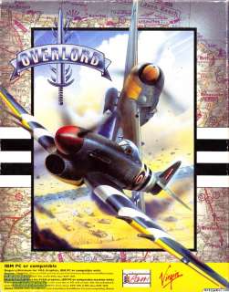 Overlord 1994 w/ Manual PC classic air combat sim game  