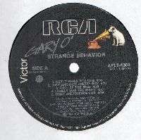 Gary O Strange Behavior LP NM Canada RCA AFL15304  