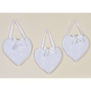    White Eyelet Wall Hanging Accessories By Jojo Designs Baby