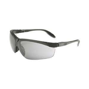 Uvex S3701 Genesis Slim Safety Eyewear, Pewter and Black Frame, Gray 